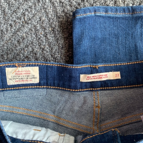 Levi’s premium mile high skinny 27 - Picture 3 of 3